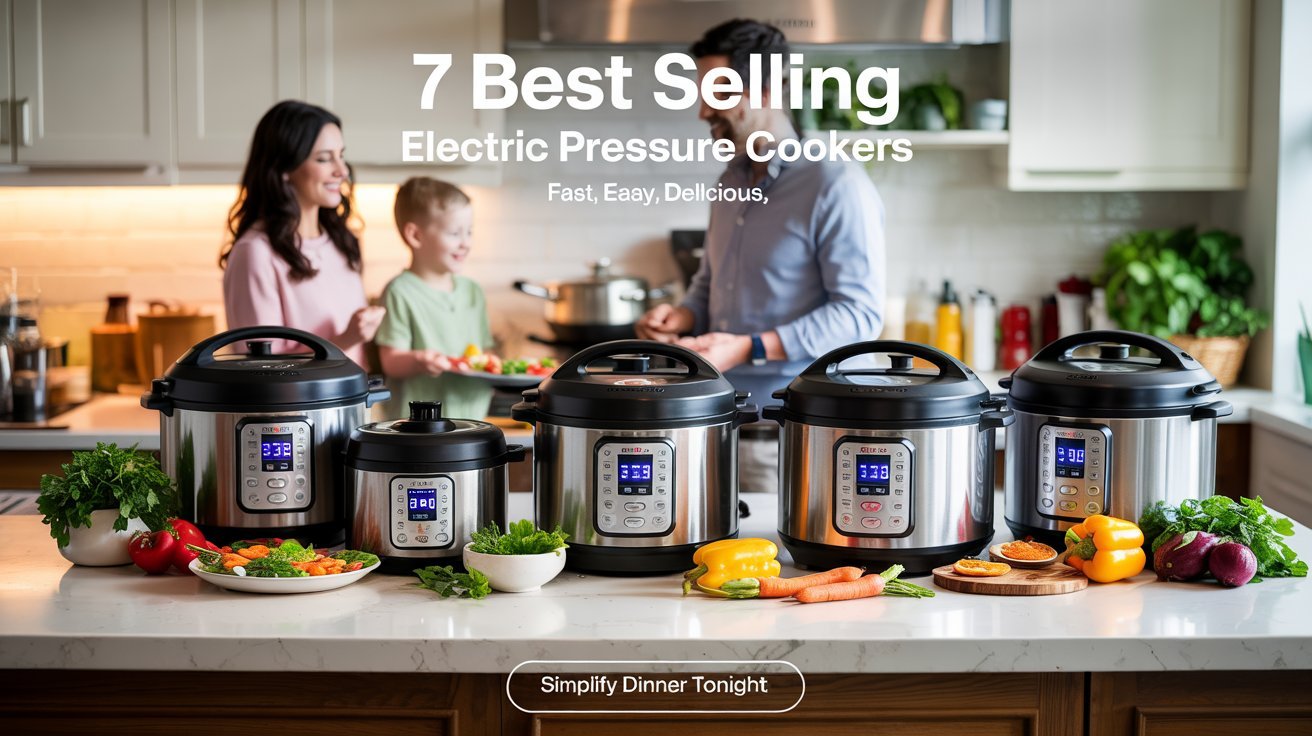 7 Best Selling Electric Pressure Cookers for Fast and Easy Meals